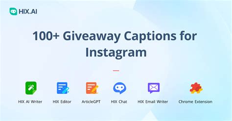 100+ Giveaway Captions Instagram + Free AI Caption Generator.